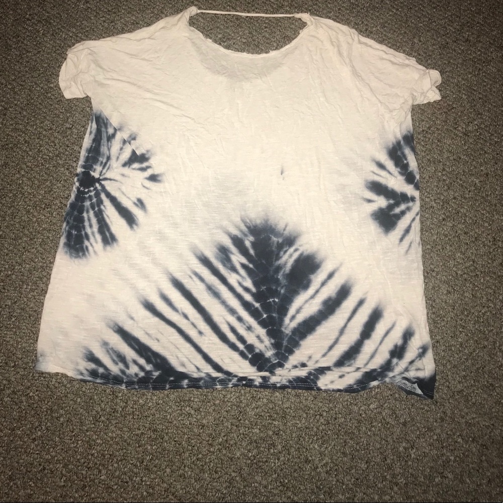 Free people, tie-dye, loose tee
